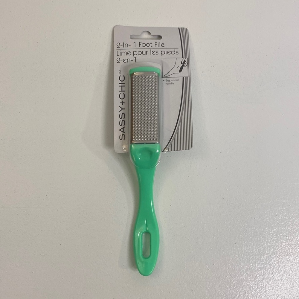 2-In-1 Foot File New In Original Packaging GREEN